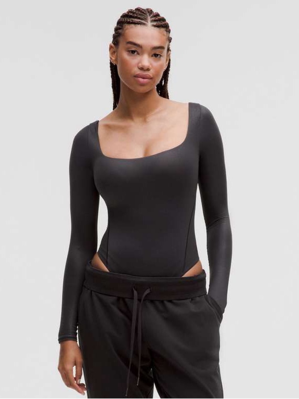 Lululemon Wundermost Square-Neck Long-Sleeve Bodysuit | Athleisure